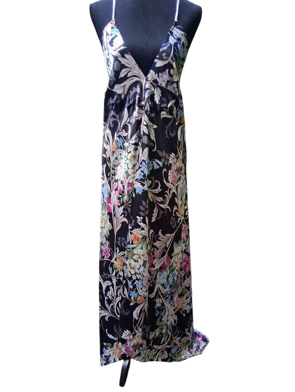 Australian Art Clothing Boutique Bell Floor Length Silk Gown.